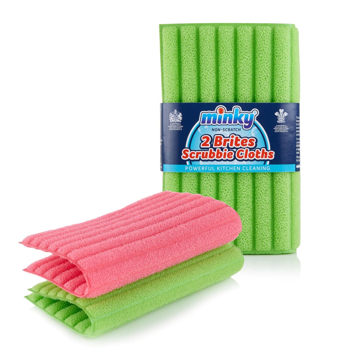 Minky Cloth Brites Scrubbies 2pk