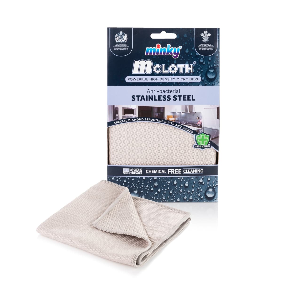 Minky Cloth Stainless Steel
