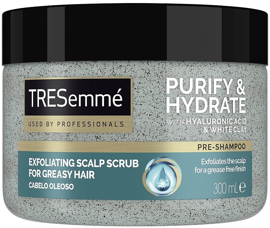 Tresemme Purify & Hydrate Exfoliating Scalp Scrub For Greasy Hair 300ml image