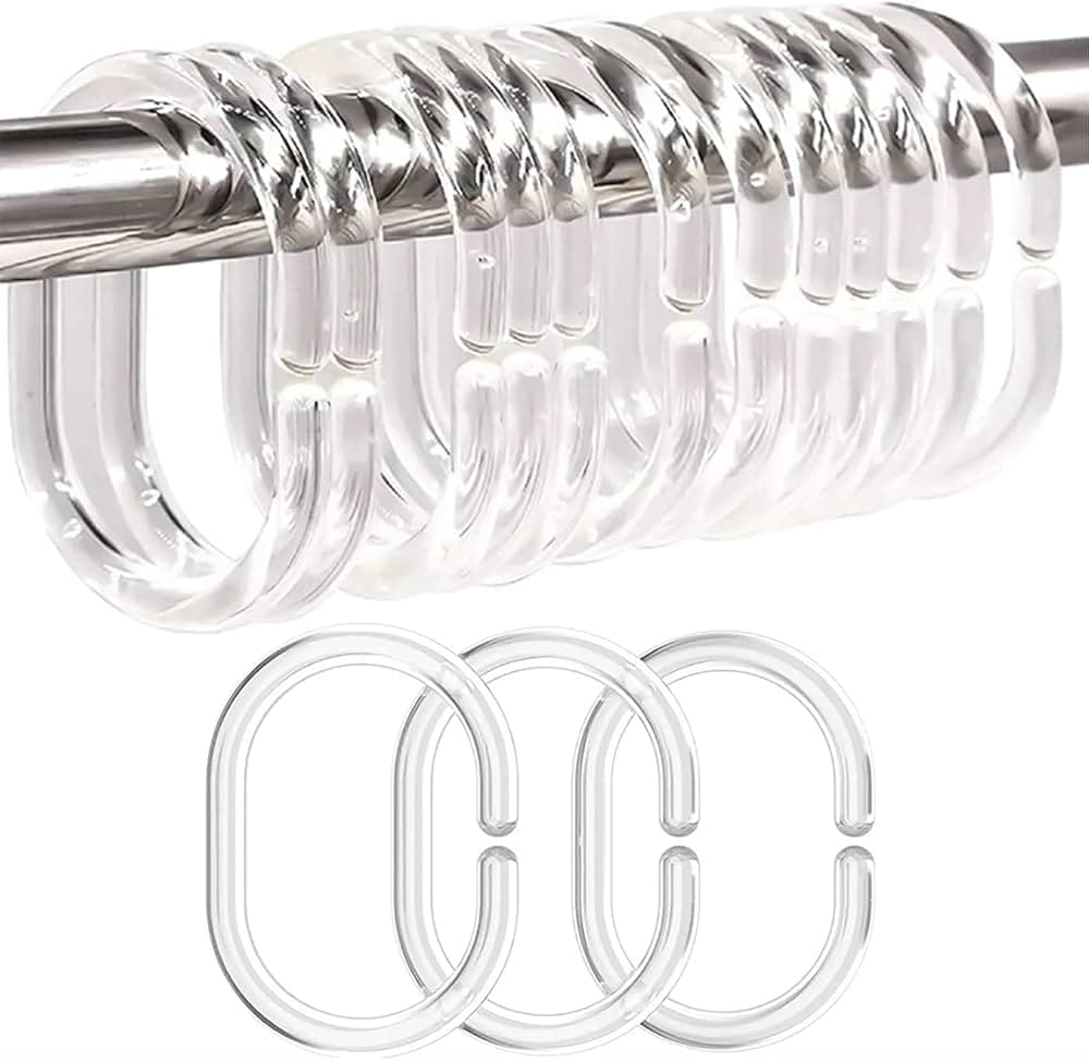 Wilk Shower Curtain Ring Clear