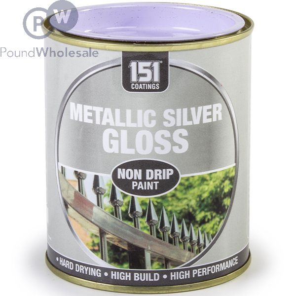 151 Metallic Silver Paint 300ml image