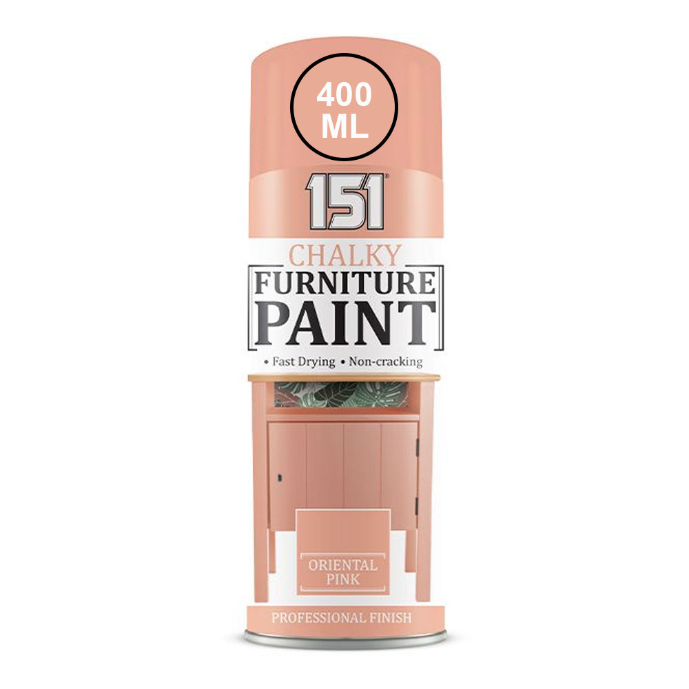 151 Chalky Finish Furniture Paint Oriental Pink 400ml image