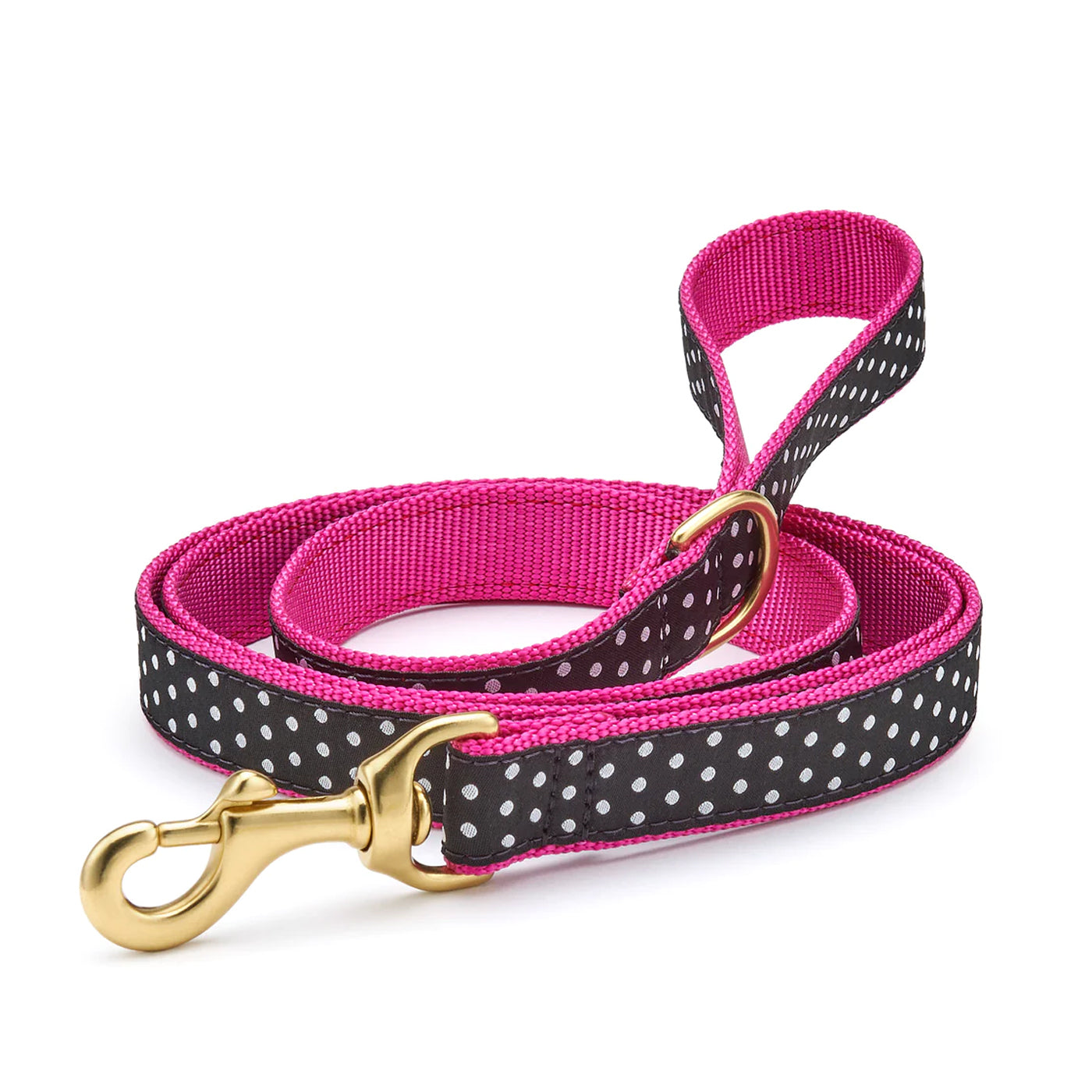WK Medium 102cm Spotty Dog Lead in Assorted styles image