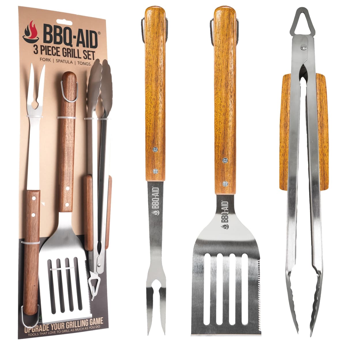 WK BBQ 3pc tool set 
