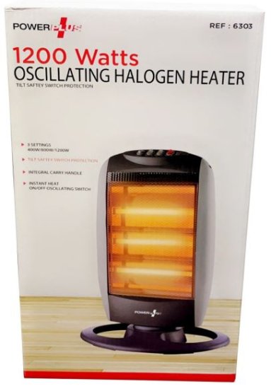 Powerplus - 1200w Halogen Heater image