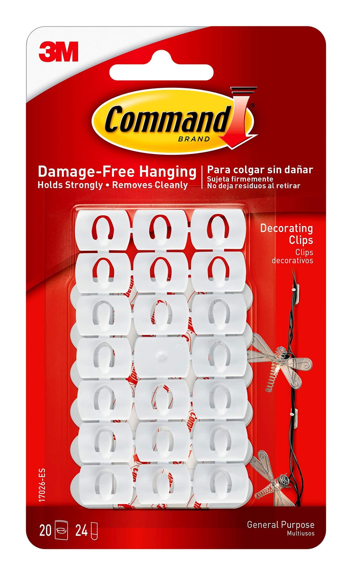 3M Command Decorating Clips(17026)