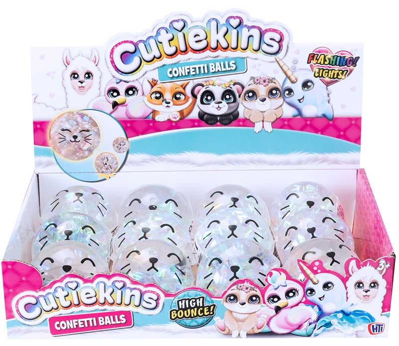 HTI LIGHT UP CONFETTI BALLS CUTIEKINS