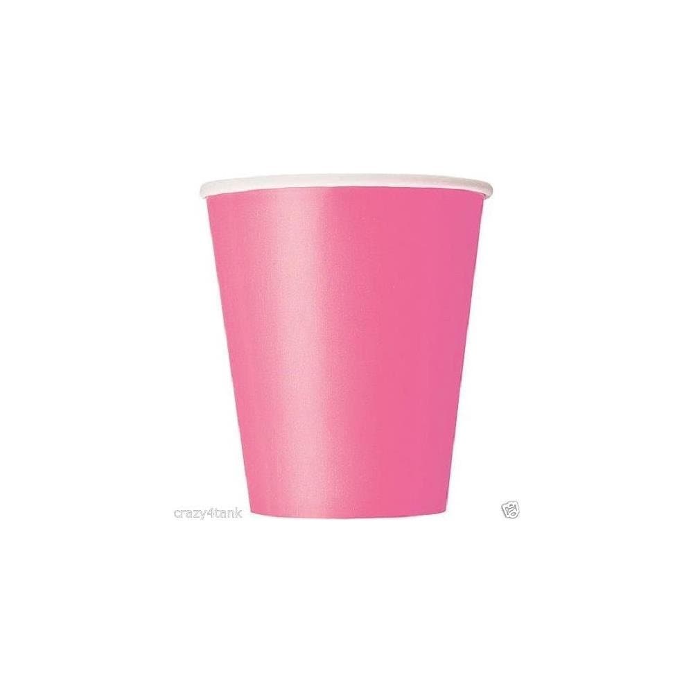 Unique Party 14 Hot Pink 9 Oz. Cups