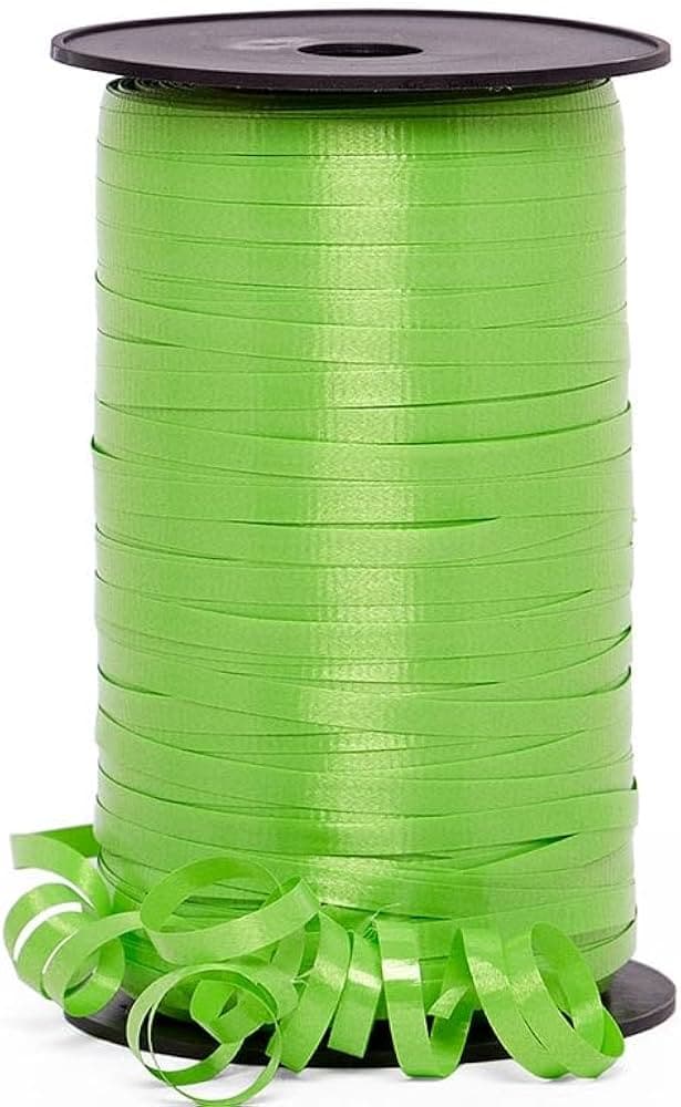 Unique Party Lime Green Curl Ribbon 500 Yds