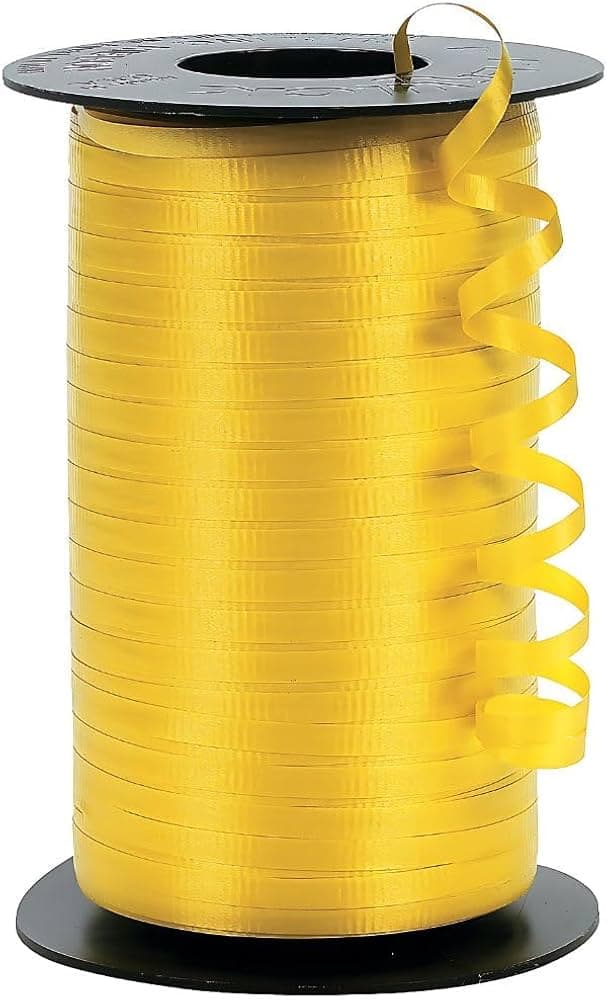Unique Party Daffodil Yelw Curl Ribbon 500 Yd