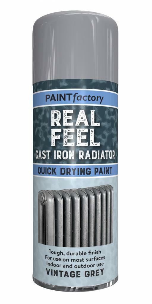 PF CAST IRON EFFECT RADIATOR 
WHITE SPRAY 400ML image