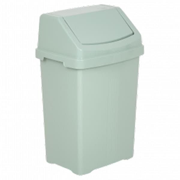 WHAM  casa 8l Swing Bin Silver Sage