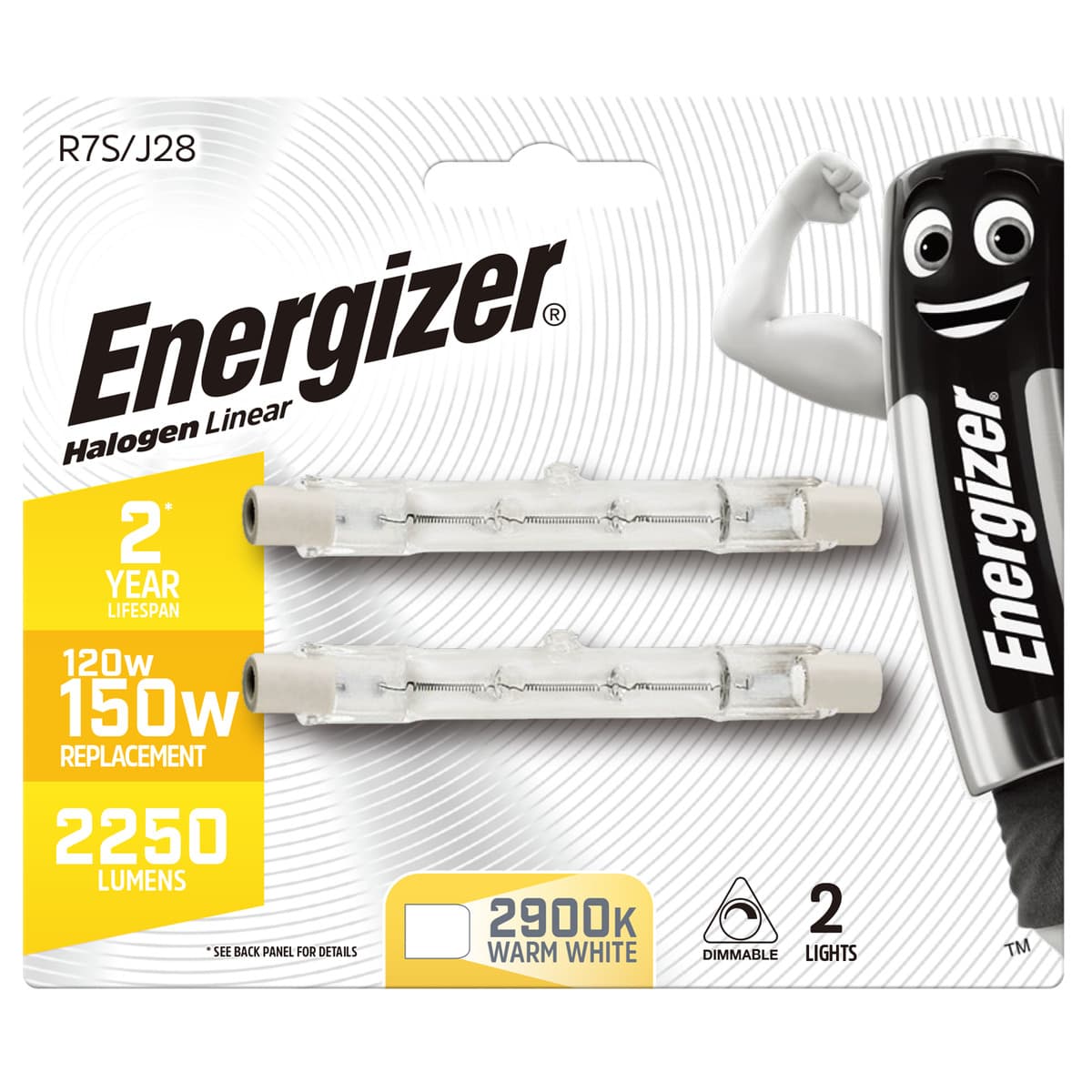 ENERGIZER ECO 120W (150W) LINEAR X2