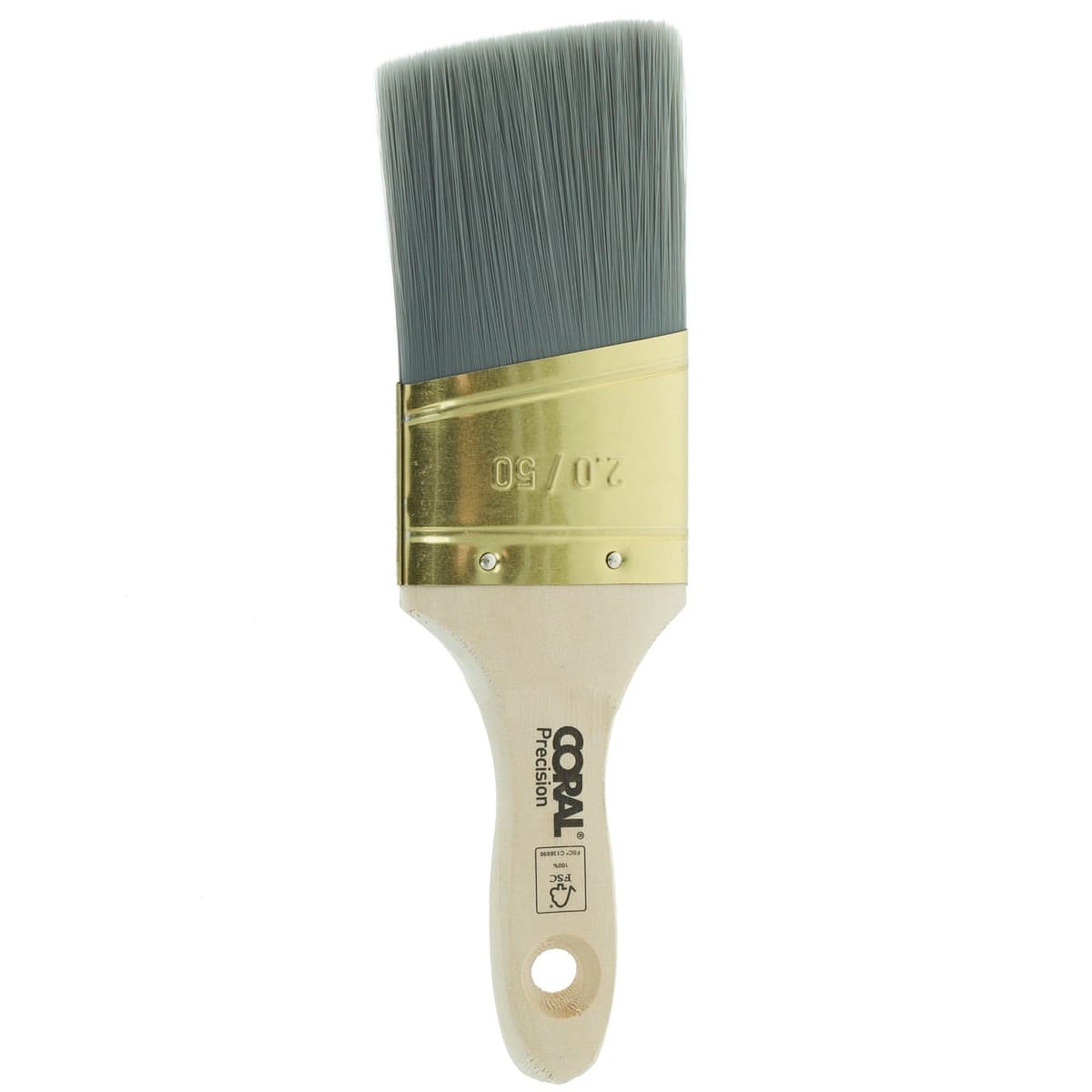 Coral Precision 2.0 Angled Oval Stubby Brush