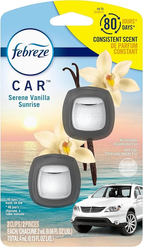 Febreze Car Clip Twin Vanilla