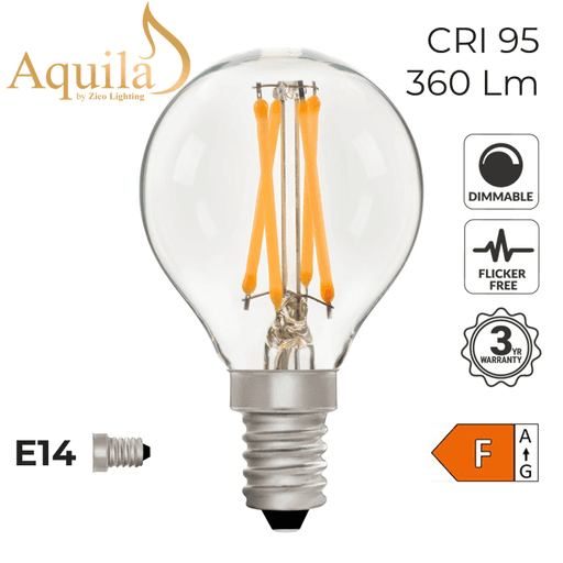 Supacell Golfball  E14 Clear 4W 2700k 