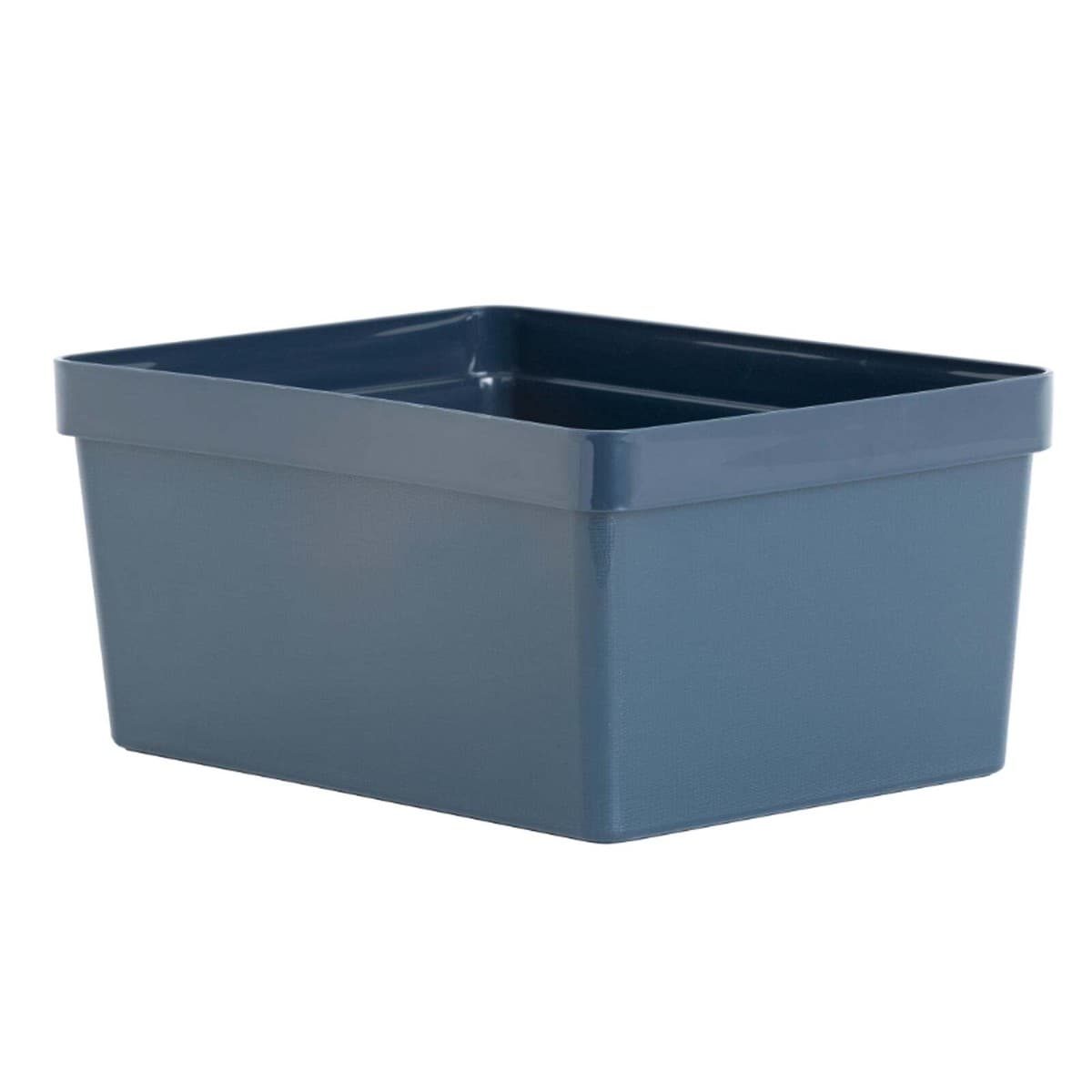 WHAM Studio Linen 2.01 Utility Basket Deep 36x26x17cm Navy