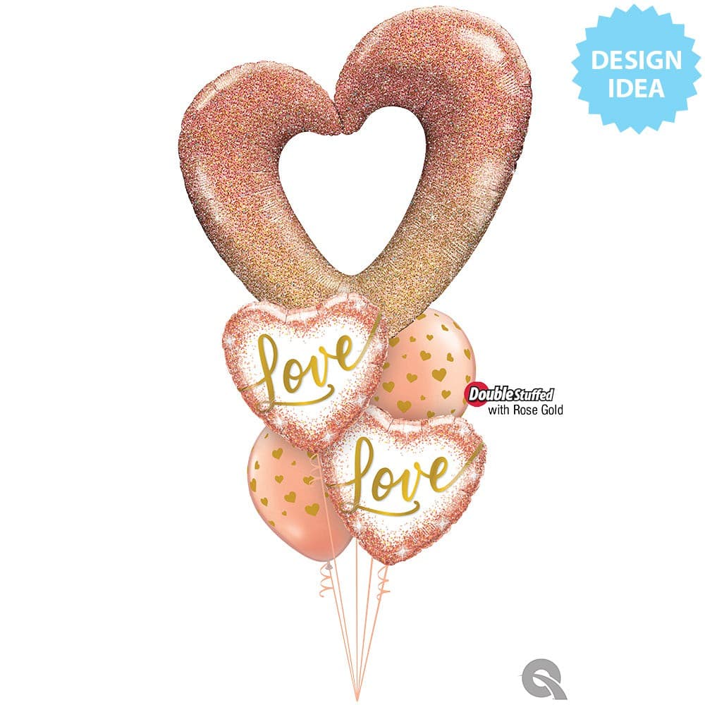 Qualatex 18" HEART QX FOIL PRINT 001CT
BDAY GLITTER DOTS 