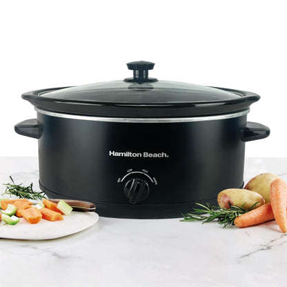 Hamitton Beach 6.5l Slow Cooker Black image
