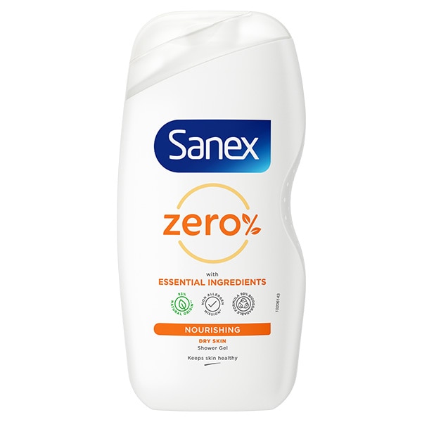 Sanex Shower Gel Zero% 500ml Nourishing Dry Skin image