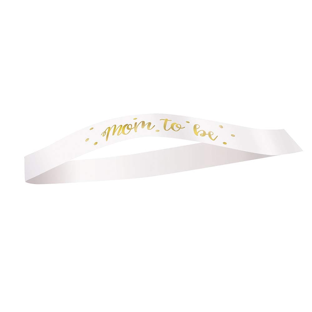 Unique Party Mum to be - foil Satin Sash
