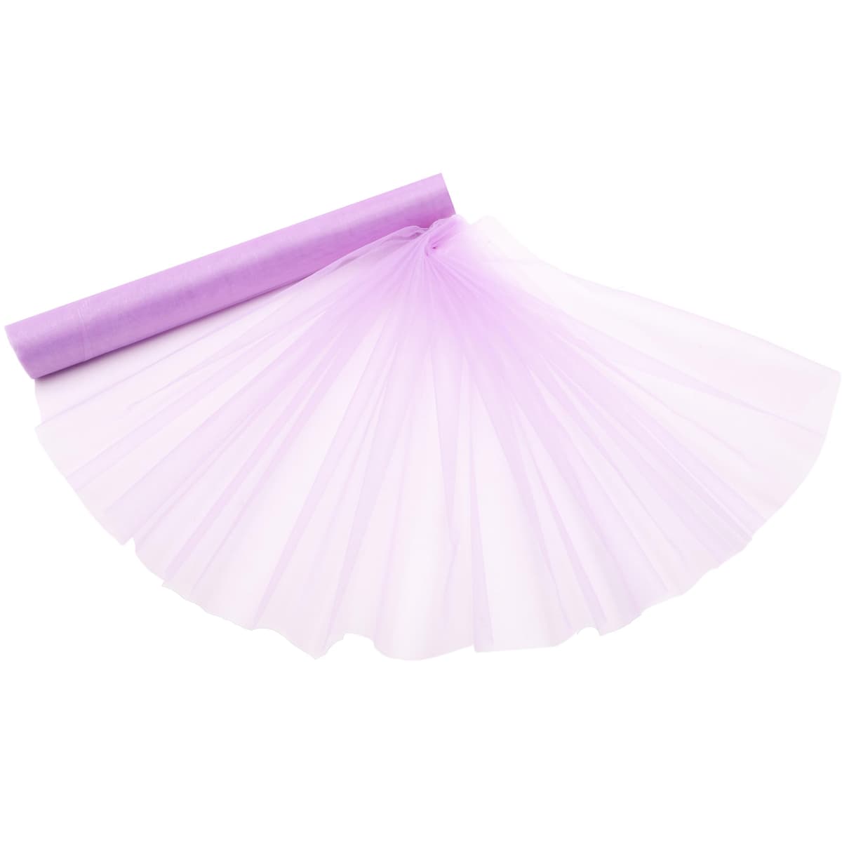 Apac 40cm x 9m Lilac  Organza Roll (6)