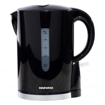 Daewoo 1.7L Black Kettle 2200w
 
