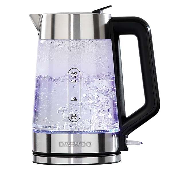 Daewoo 1.7L Easy Fill Illuminating Kettle 3KW