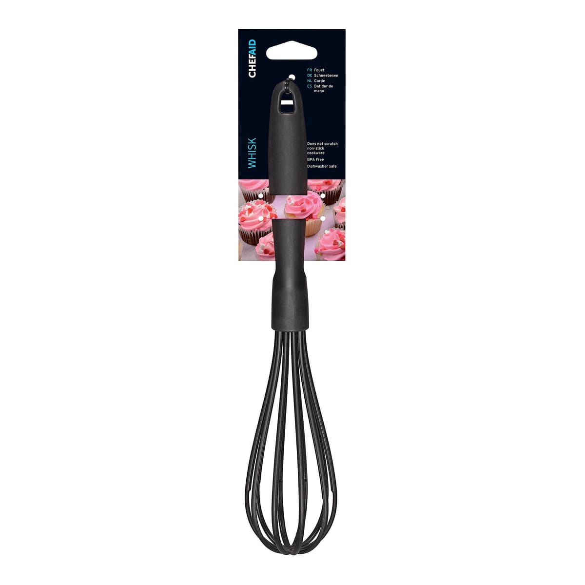 Chef Aid Black Whisk NEW
