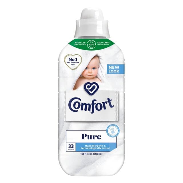 Comfort Fabric Conditioner 990ml Pure 33W