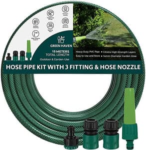 Marksman 15Mtr Garden Hose With Fittings