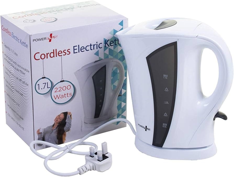 Powerplus Black Kettle 1.7 Litre 2200w
