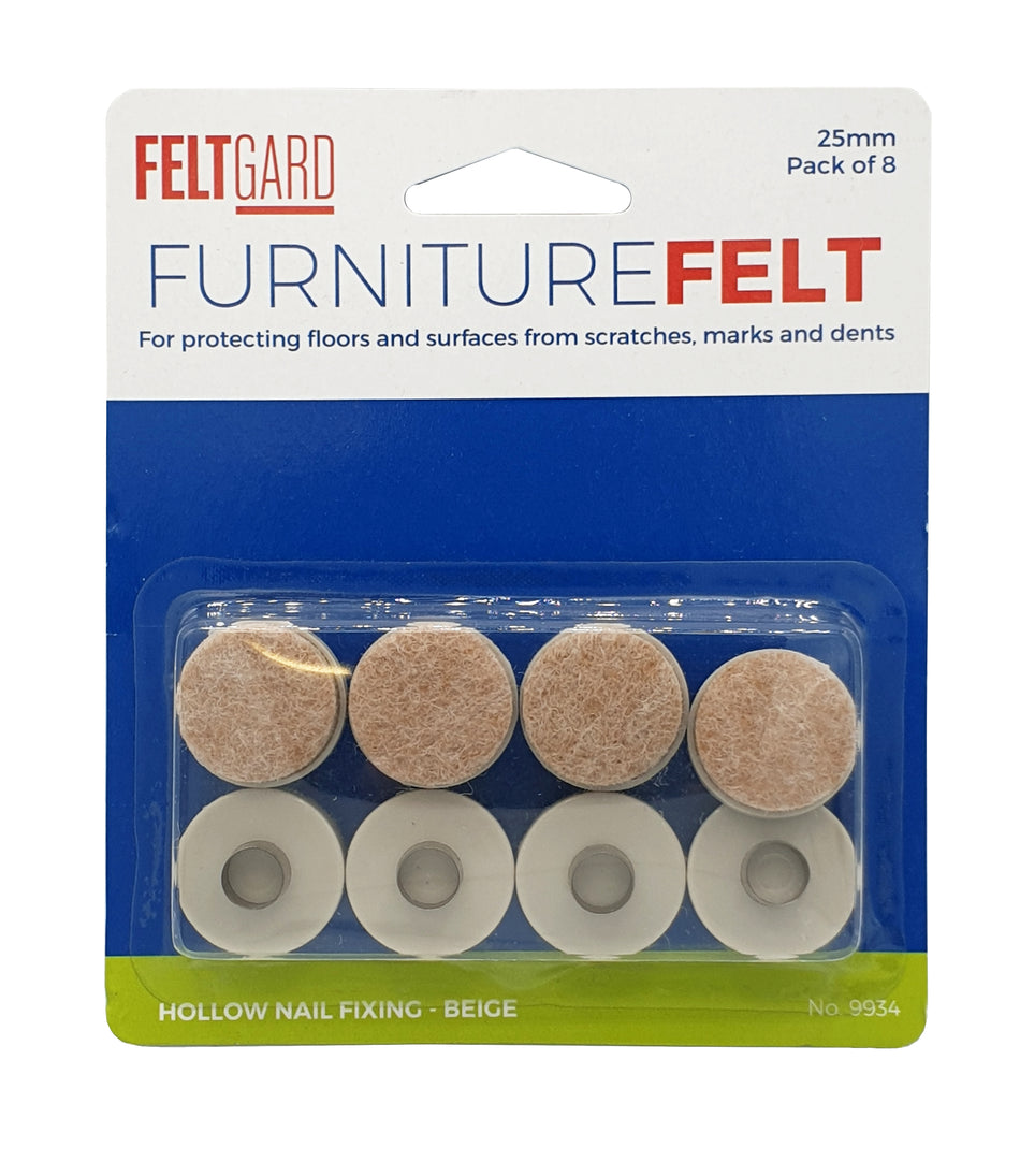 Felt Gard - Hollow Nail Fixing 25mm (1") pk8 image