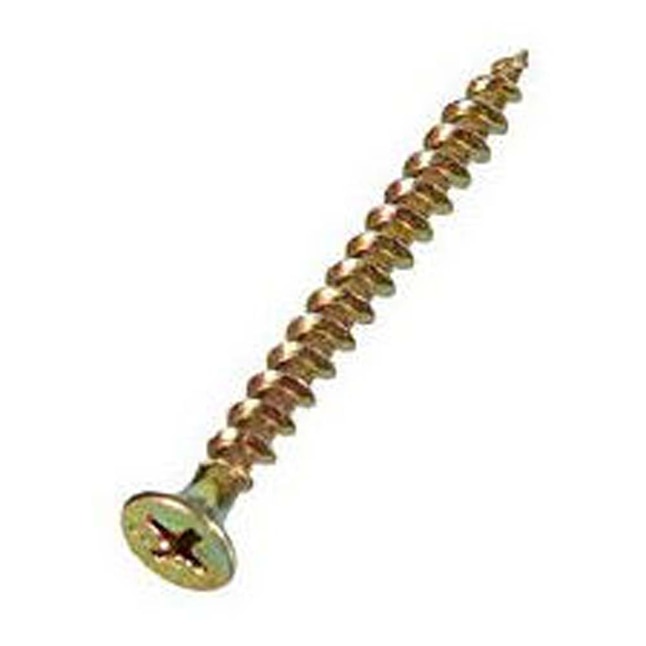 SELECT Woodscrews Zinc & Yellow 5/8" X No.6 PK60 image