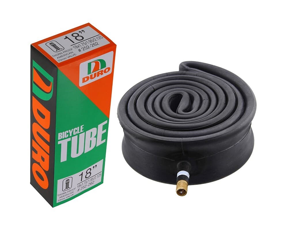 Duro Bicycle Tube 18x1.75 Schrader Valve