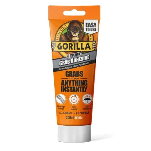 Gorilla Grab White 200ml 6pc Display 