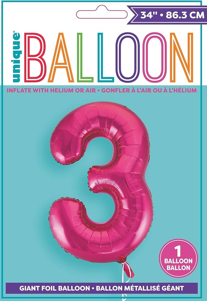 Unique Party  34" Giant Foil Balloon - 3