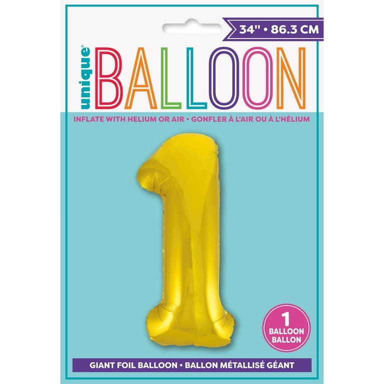 Unique Party  34" Giant Foil Balloon - 1