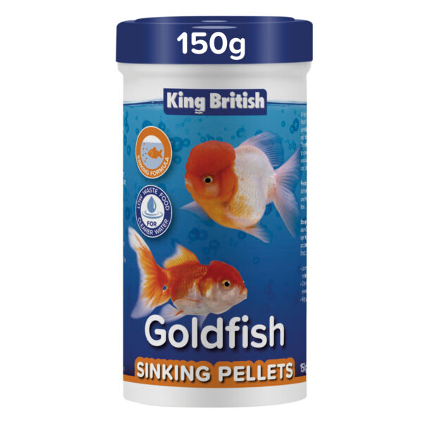 King British Goldfish Sinking Pellets 150g image