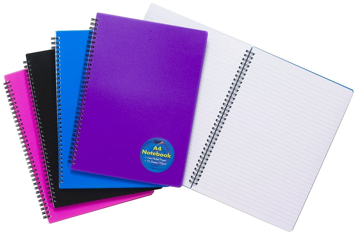 Tiger A4 PP Twinwire Notebook 