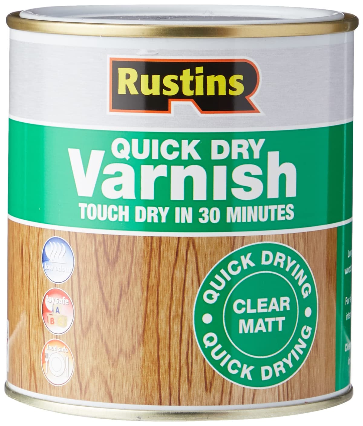 Rustin Q/D  Poly Varnish Matt Clear 500ml