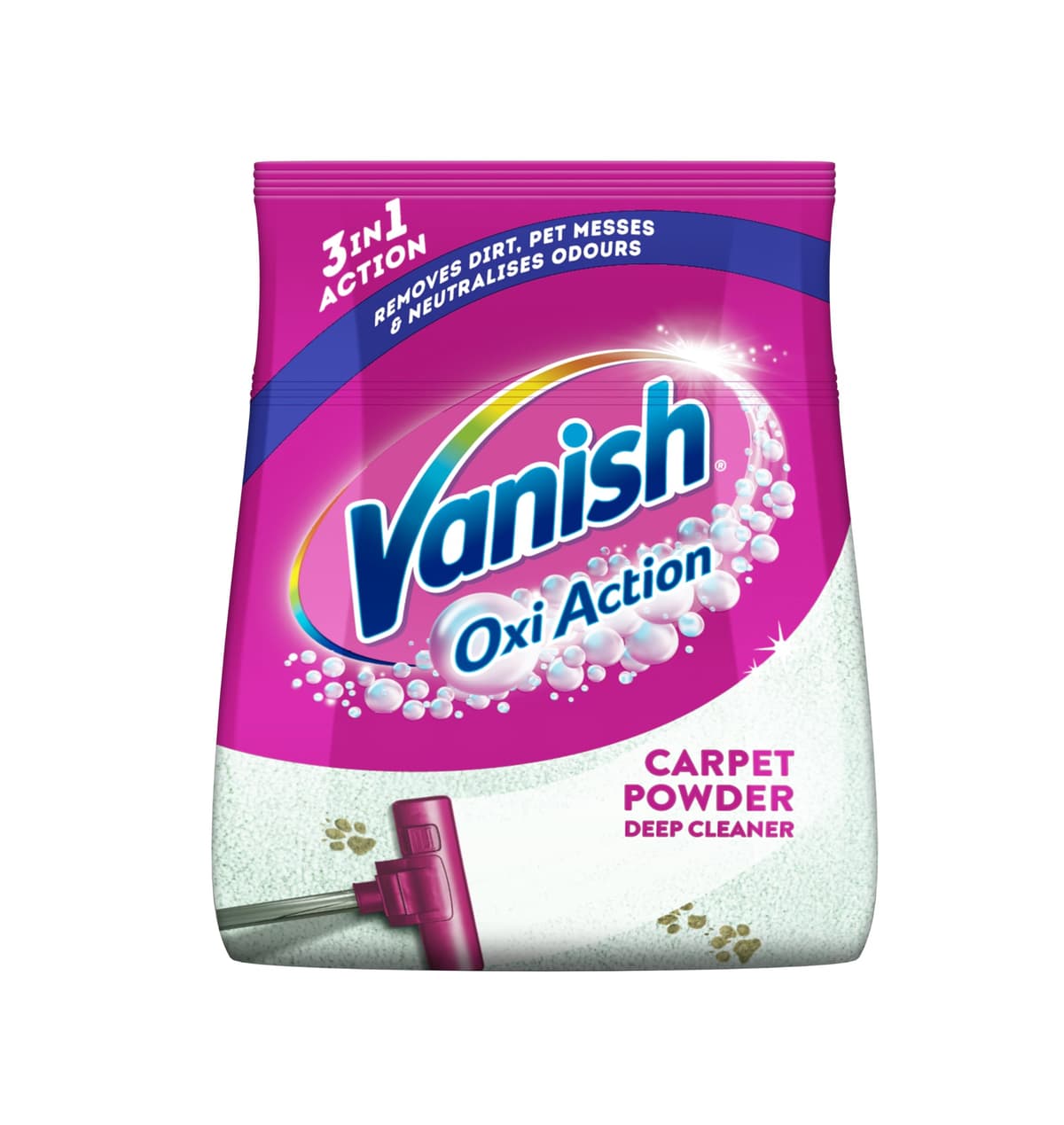 Vanish Oxi Action 650g Powder Whitener & Stain Remover