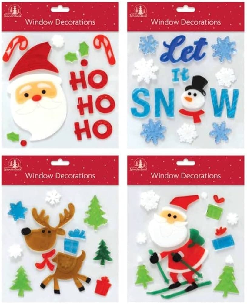 Tallon Home Decs XMAS Window Gels