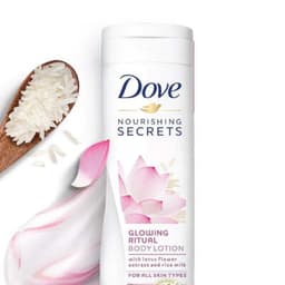 Dove Nourishing Secrets 250ml Body Lotion Flower & Rice Milk 1