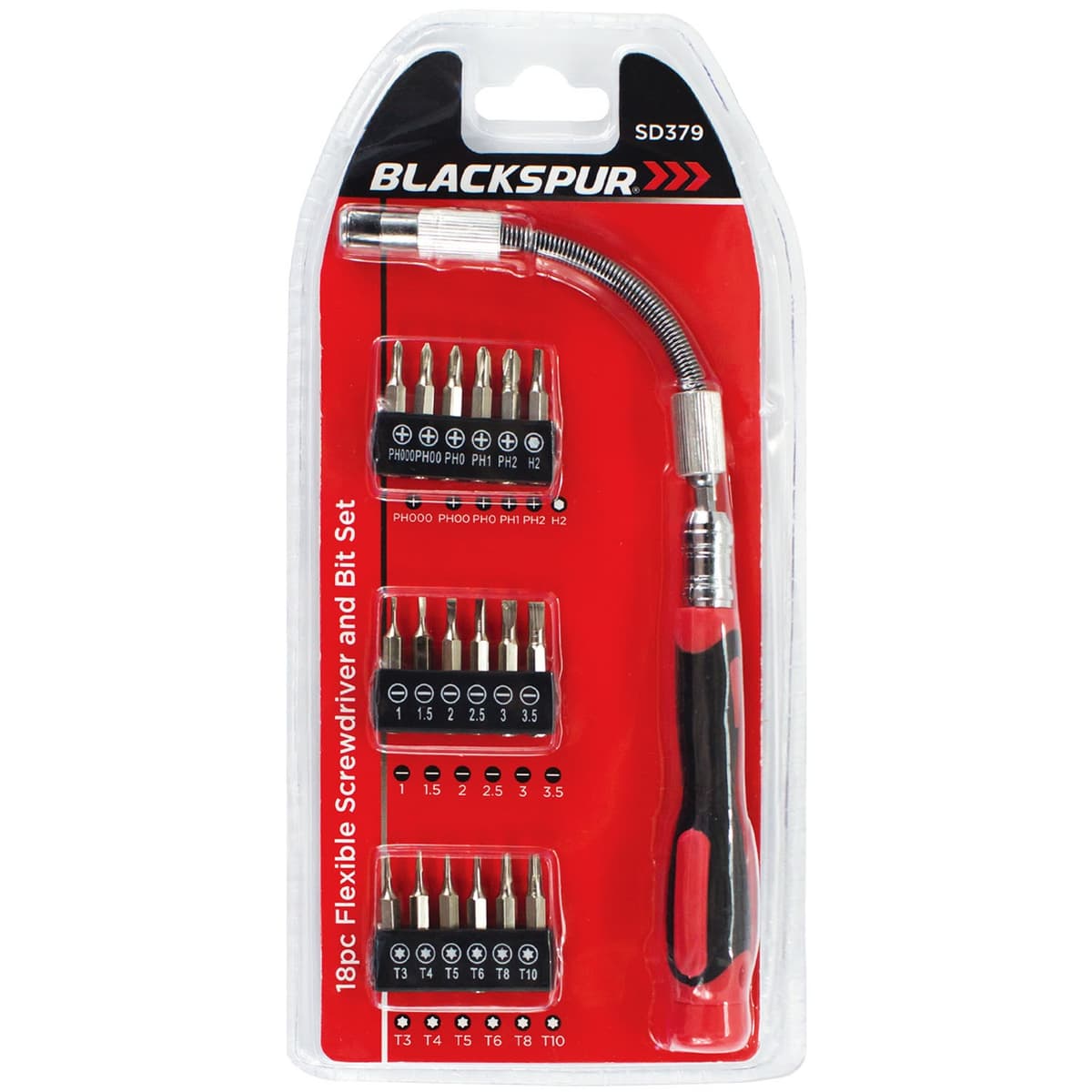 Blackspur 18Pc Flexible Screwdrriver and Bit
