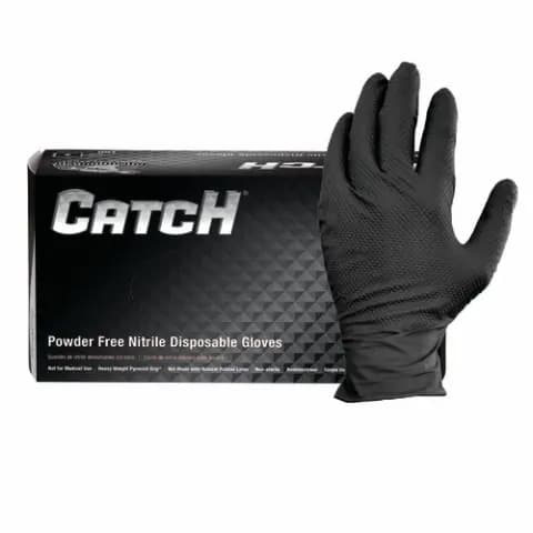 NT Black Nitrile Gloves Powder Free - X Large