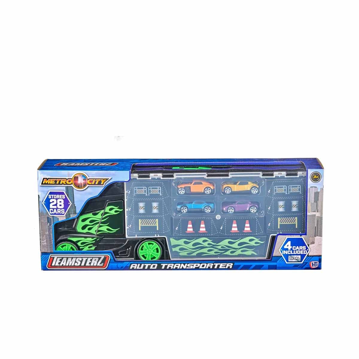 HTI Auto Transporter with 4 cars included 