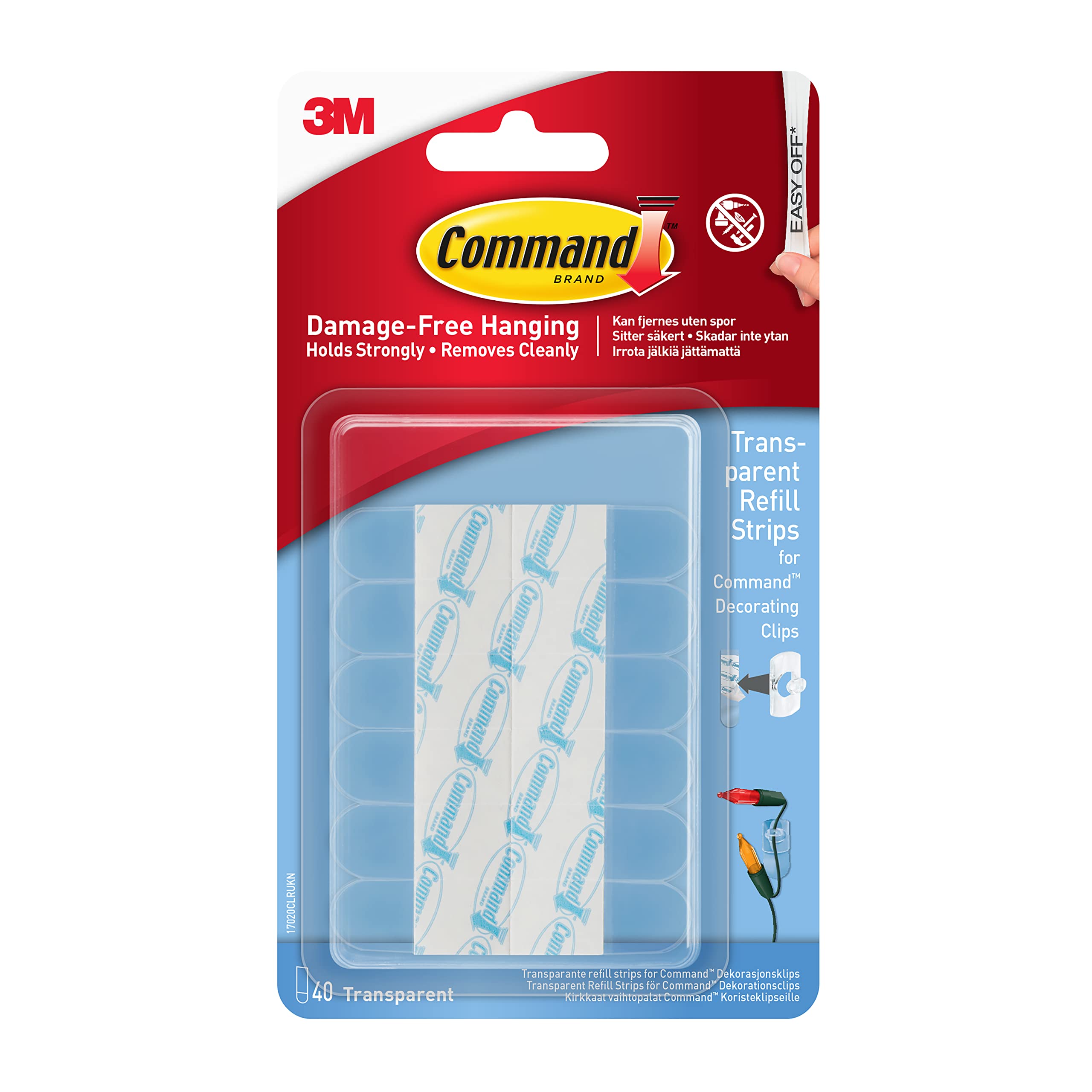 Command Clear Mini Refill Strips image