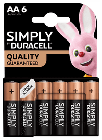 Duracell AA(Mn1500) 8pk Simply