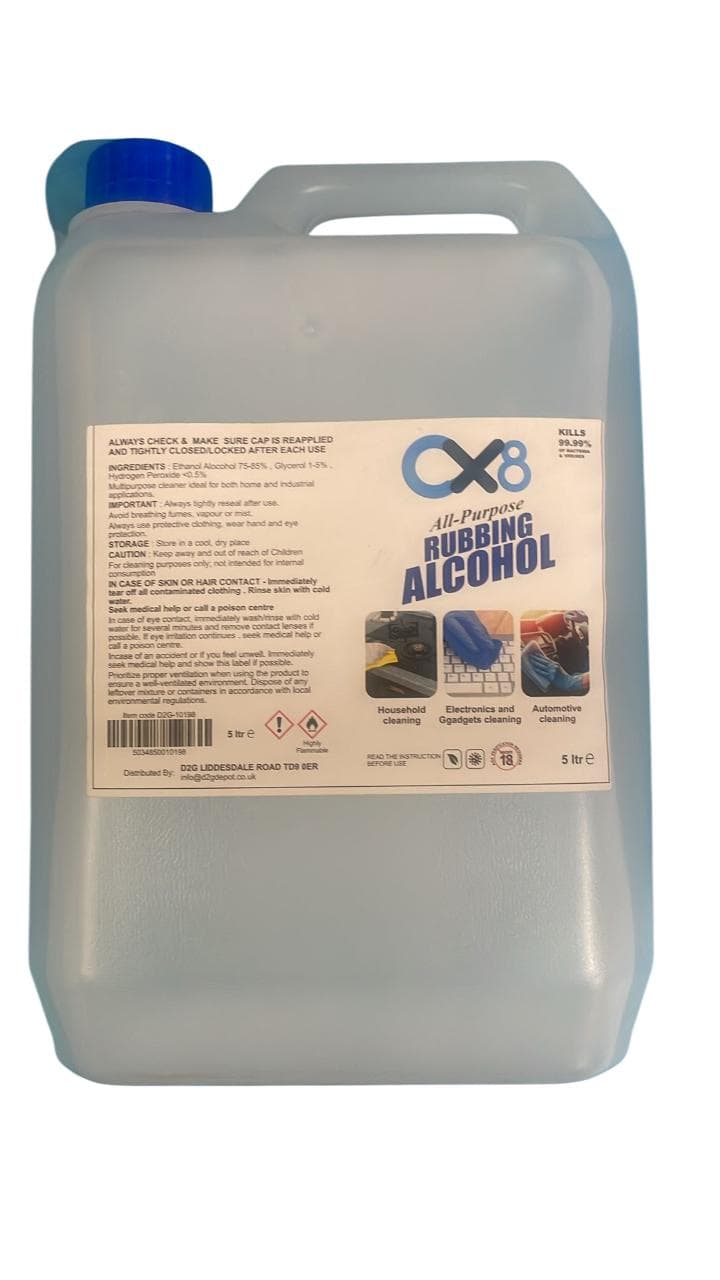 OX8 Rubbing Alcohol 5 Ltr